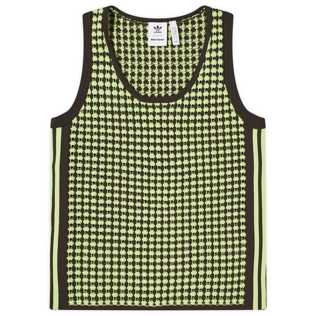 Adidas Originals x Wales Bonner Crochet Vest Semi Frozen Yellow/Night Brown